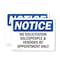 Signmission No Solicitation Salespeople And Vendors By OSHA Notice Sign, Plastic, 10in W x 7in L, 2PK OS-2PACK-NS-P-710-L-14820 - alternate 1